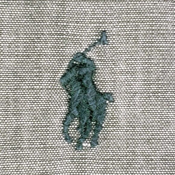 Polo Ralph Lauren Oxford Shirt Mens XL Solid Green LS Button Down Twill - Picture 8 of 10